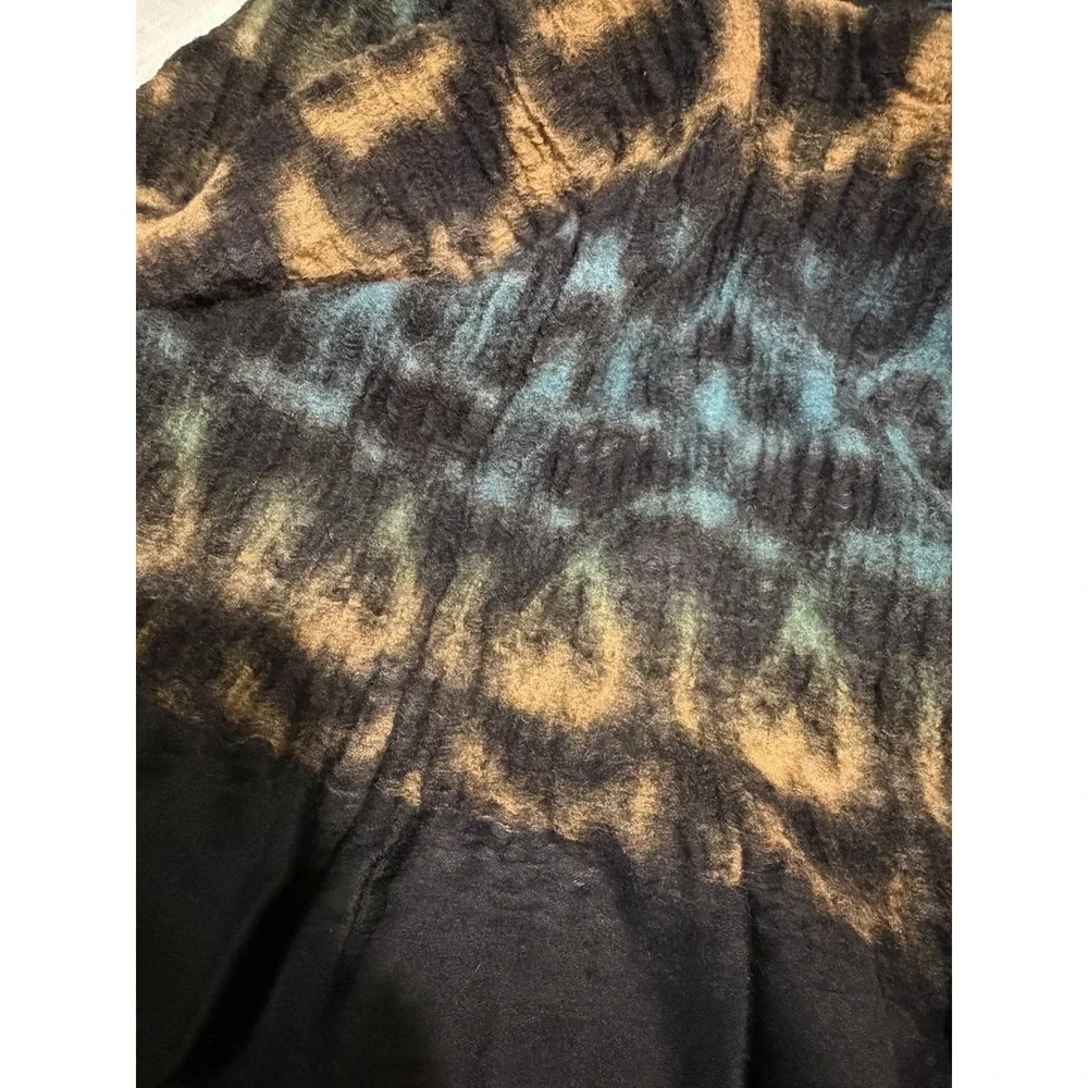 Asian Eye Soft Wool Silk Blend‎ Rectangle Scarf Shawl 61